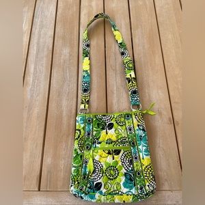 Vera Bradley “Limes Up” retired print crossbody purse